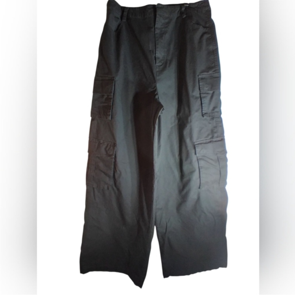 Favorite Daughter Black Cargo Pants cotton size 14 - Picture 6 of 14